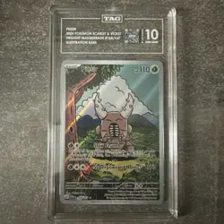 Pokemon Pinsir Twilight Masquerade Illustration Rare #168 TAG 10 Gem Mint - Image 1