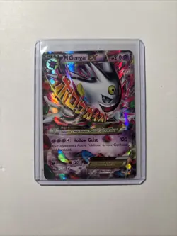 Pokemon TCG M Gengar EX Black Star Promo Shiny Holo - Image 1