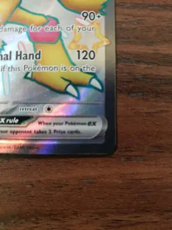 2024 POKEMON PAF EN-PALDEAN FATES 215 ALAKAZAM EX SHINY ULTRA RARE - Image 2