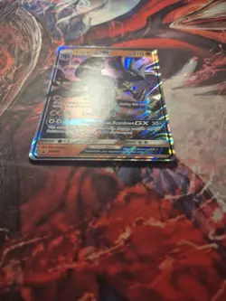 Lucario GX SM100 Pokemon TCG Sun & Moon: Black Star Promo LP - Image 3