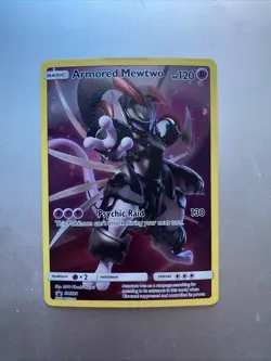 Pokemon Armored Mewtwo SM228 Promo Holo Psychic Raid 120 HP English - Image 1