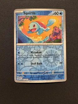 Pokemon TCG Squirtle 007/165 (Reverse Cosmos Holo) (Costco Exclusive) Near Mint - Image 1