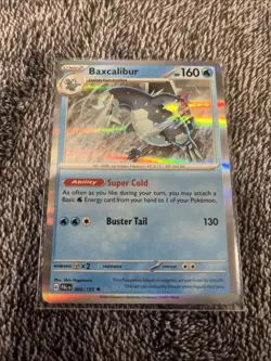Baxcalibur Cosmos Holo Rare - 060/193 - Paldea Evolved Pokemon 2023 - Image 2
