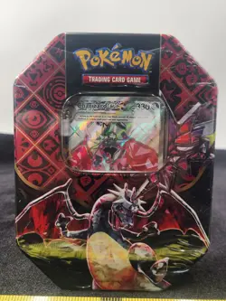 Pokemon TCG Scarlet & Violet Paldean Fates Charizard ex 4 Pack Tin - New Sealed - Image 4