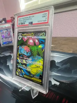 2025 Pokemon Meg En-Mega Evolution #155 Mega Venusaur Ex Ultra Rare PSA 9 - Image 5