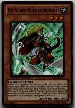 XX-Saber Fulhelmknight Super Rare X-Saber Power-Up XSPU-EN001 LP - Image 1