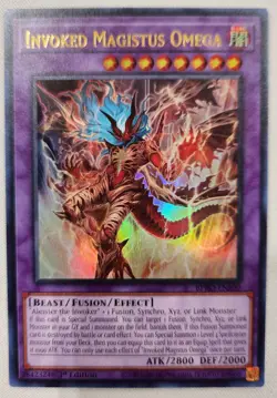 Yu-Gi-Oh [x1] Invoked Magistus Omega [x1] BPRO-EN100 M/NM - Image 1