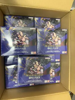 One Piece TCG: The Azure Sea's Seven English OP-14 Sealed Booster Box - Image 1
