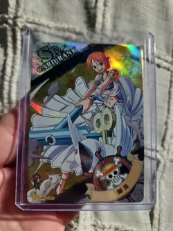 One Piece Trading Card TCG - SR Card Rank SR03 Holo Foil Nami - Image 1