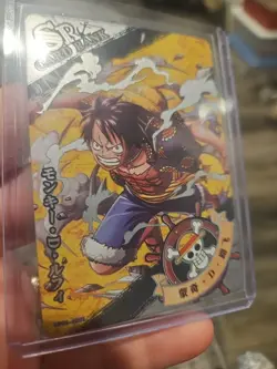 One Piece Holo Foil OPO1-SR01 Collector Trading Card Monkey D. Luffy - Image 2