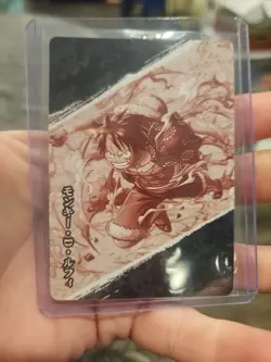 One Piece Holo Foil OPO1-SR01 Collector Trading Card Monkey D. Luffy - Image 5