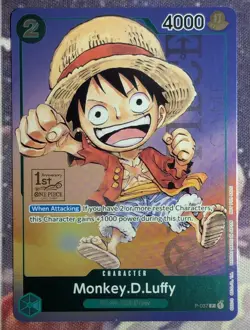 2023 One Piece Promo 1st Anniversary Tournament #037 Monkey D Luffy - Image 1