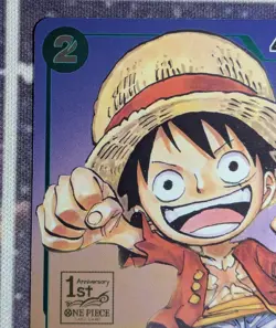 2023 One Piece Promo 1st Anniversary Tournament #037 Monkey D Luffy - Image 2