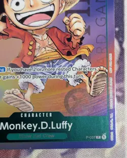 2023 One Piece Promo 1st Anniversary Tournament #037 Monkey D Luffy - Image 5