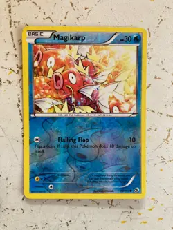 MAGIKARP 30/113 LEGENDARY TREASURES REVERSE HOLO POKEMON CARD PL - Image 1
