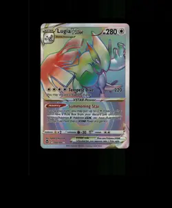 FAN-ART READ DESCRIPTION BELOW HOLO Lugia Card Lugia Pokemon Card p3 - Image 1