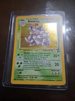 Nidoking 011/102 Base Set Holo Rare Pokemon TCG Card - Image 1