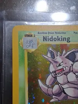 Nidoking 011/102 Base Set Holo Rare Pokemon TCG Card - Image 2