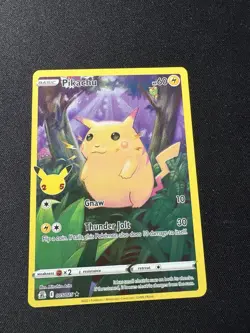Pikachu 005/025 Full Art - 25th Anniversary Celebrations - Pokemon Card - NM - Image 1