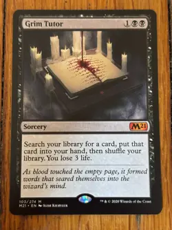 Grim Tutor - M21 - MTG - 103/274 - Image 1
