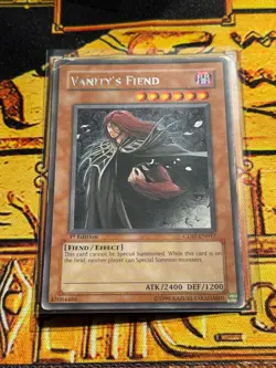 Rare Vanity's Fiend CDIP-EN017 Cyberdark Impact 1st Edition - Image 1