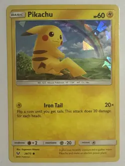 Pikachu-Shining Legends-028/073 Sequin Holo (General Mills) Pokemon TCG - Image 1