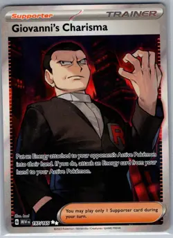 Giovanni's Charisma 197/165 SV: Scarlet & Violet 151 - Pokemon Card - NM - Image 1