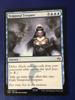 Temporal Trespass X1 Fate Reforged Ex Condition See Pics Front Back - Image 1