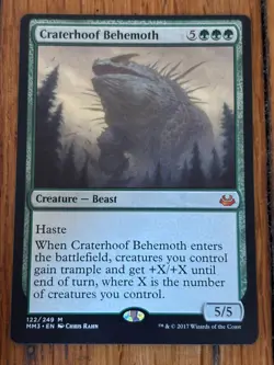 Craterhoof Behemoth - Modern Masters 3 - MTG - 122/249 - Image 1