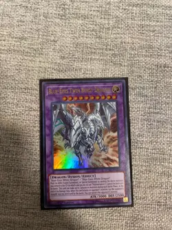 Blue-Eyes Twin Burst Dragon - LCKC-EN058 - 1st Edition - Ultra Rare - LP - Image 1