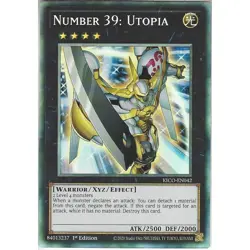 Number 39: Utopia Yu-Gi-Oh! KICO-EN042 1st Collector's Rare - Image 1