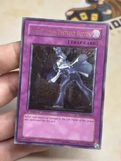 TLM-EN052 Kozaky's Self-Destruct Button 1st Edition Ultimate Rare YuGiOh! NM EU - Image 2