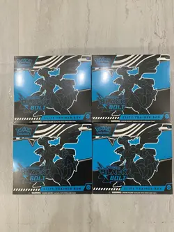 Lot of 4 Pokemon TCG S&V Black Bolt Elite Trainer Box ETB Sealed - Image 1