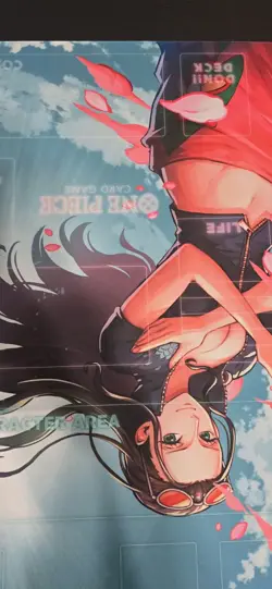 One Piece TCG 2 Player Official Promotional Play Mat Nami/Nico Robin 24x28 - Image 3