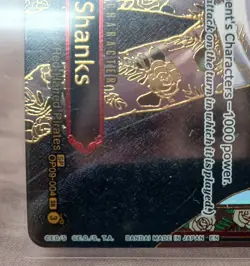 Shanks - OP09-004 (SP) (Gold) OP09-004 Carrying On His Will Foil - Image 5
