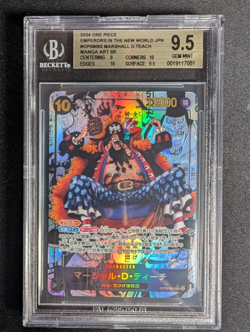 2024 One Piece JPN OP09-093 Marshall D. Teach Manga Alt Art BGS 9.5 - Image 1
