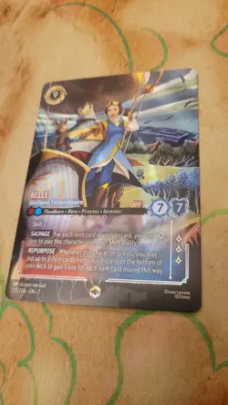 Disney lorcana ENCHANTED BELLE - MECHANIC EXTRAORDINAIRE (217/204) - Image 1