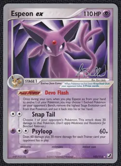 Pokemon Espeon ex 102/115 Non-Holo Rare World Championships 2006 Unseen Forces - Image 1