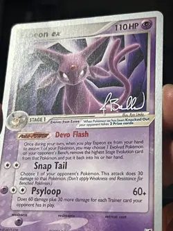 Pokemon Espeon ex 102/115 Non-Holo Rare World Championships 2006 Unseen Forces - Image 3
