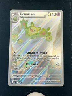 Pokemon TCG Black Bolt Reuniclus Illustration Rare Card Promo 212 - Image 3