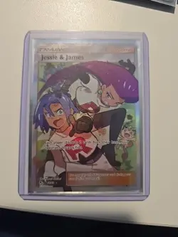 Jessie & James Full Art Holo Card 68/68 Hidden Fates Pokemon TCG - Image 2