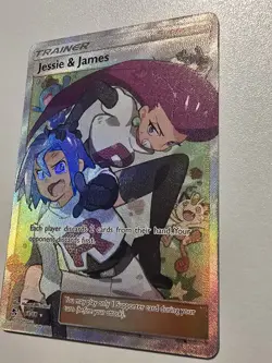 Jessie & James Full Art Holo Card 68/68 Hidden Fates Pokemon TCG - Image 3