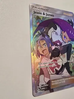 Jessie & James Full Art Holo Card 68/68 Hidden Fates Pokemon TCG - Image 4