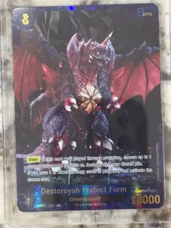 Destoroyah Perfect Form EB01-060 SP Godzilla Card Game w/ BCW Magnetic Case - Image 1