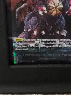 Destoroyah Perfect Form EB01-060 SP Godzilla Card Game w/ BCW Magnetic Case - Image 4