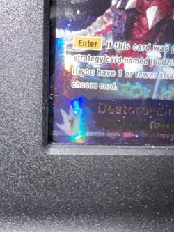 Destoroyah Perfect Form EB01-060 SP Godzilla Card Game w/ BCW Magnetic Case - Image 5