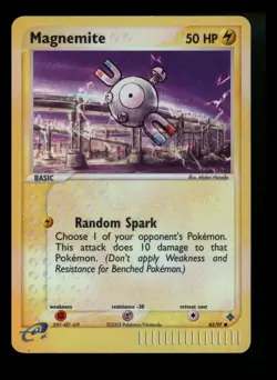 Magnemite 62/97 EX Dragon 2003 Reverse Holo e-Series Pokemon Card TCG - Image 1