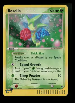 Roselia 9/97 EX Dragon 2003 Rare Holo e-Series Pokemon Card TCG - Image 1