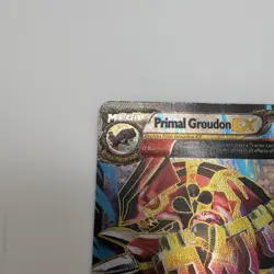 Primal Groudon EX 151/160 Primal Clash Ultra Rare MP Full Art Pokemon Card - Image 4