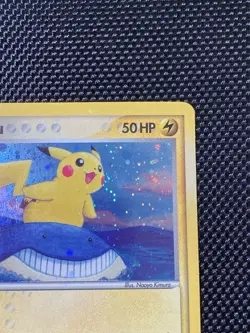 Pokemon Card - Error Inverted Back Holo Bleed Pikachu POP Series 5 12/17 2007 - Image 4